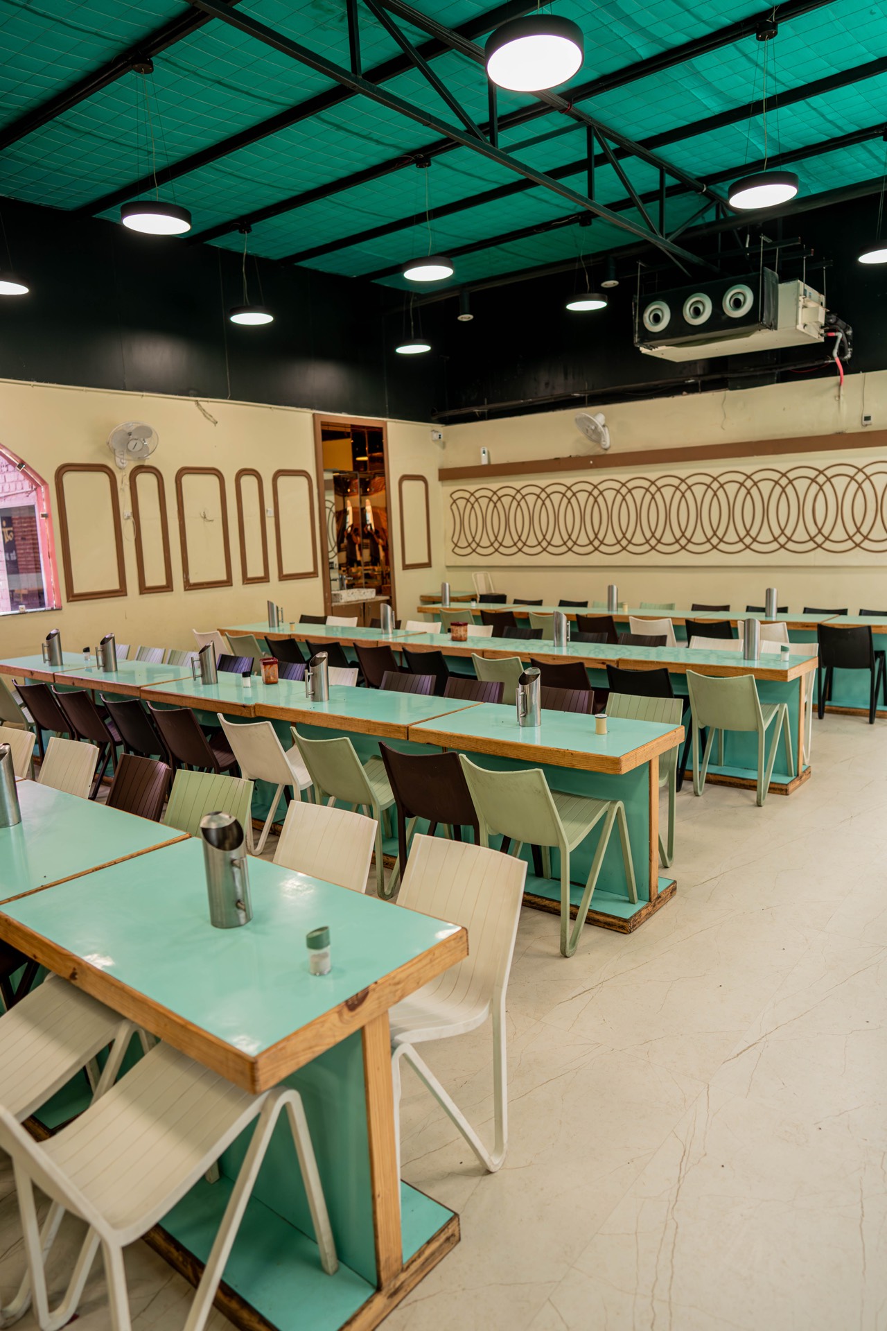 Student dining seating area at Vyanjanam